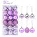 Festive Glittering Holiday Bauble Set