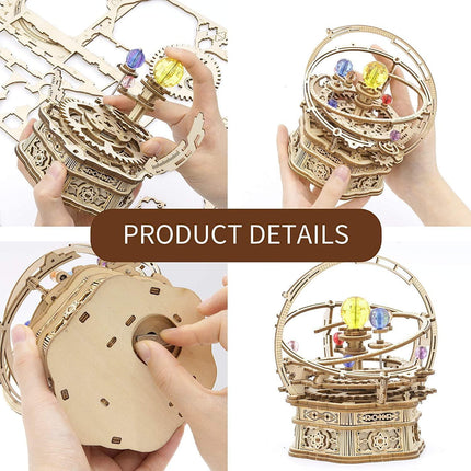 Enchanting DIY 3D Starry Night Music Box Kit by Robotime Rokr