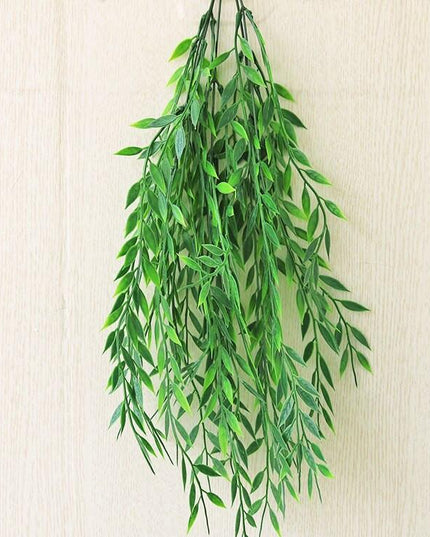 Tranquil Beauty: Lifelike Willow Leaf Bouquet for Elegant Home Decor