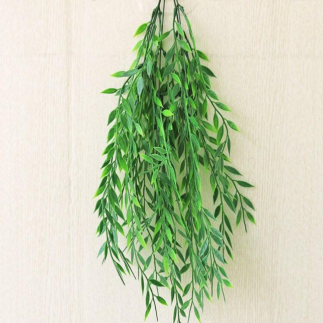 Tranquil Beauty: Lifelike Willow Leaf Bouquet for Elegant Home Decor