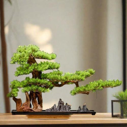 Elegant Chinese-Style Artificial Bonsai Tree: Perfect for Home and Office Aesthetics