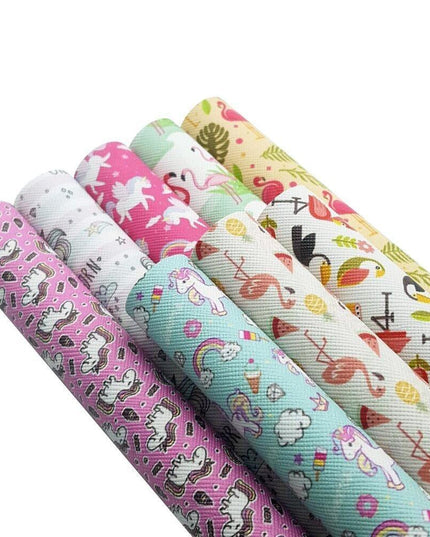 Magical Bow-Making Kit with Whimsical Unicorn and Flamingo Themes