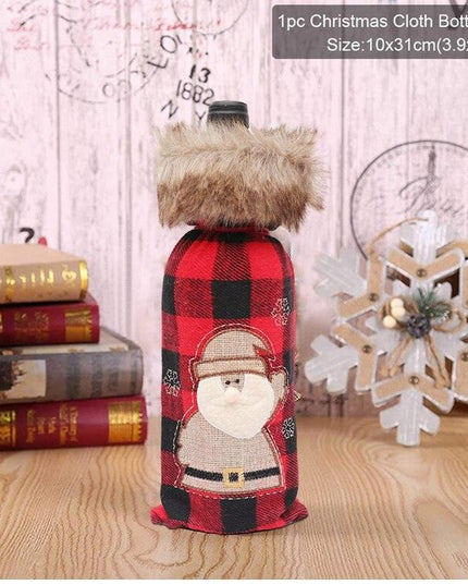 Holiday Cheer Wine Bottle Dress: Celebrate in Festive Elegance