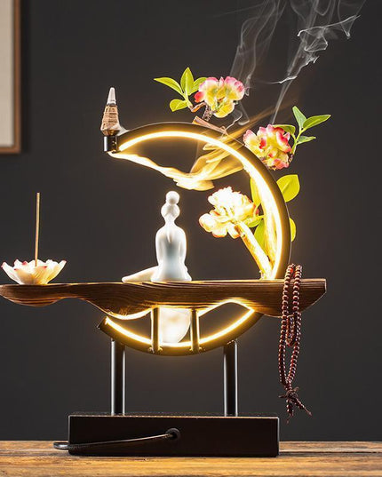 Serenity Flow Ceramic Backflow Incense Burner