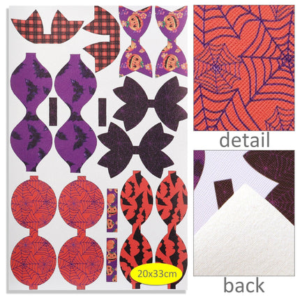 Spooky Season Cartoon Leather DIY Craft Kit: Creative Project Bundle