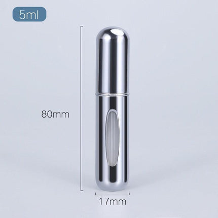 5ml Luxury Travel Perfume Atomizer: Stylish Aluminum Fragrance Sprayer for Sophisticated Journeys