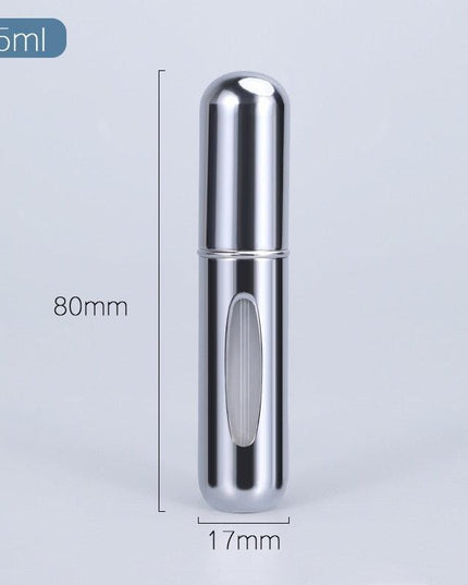5ml Luxury Travel Perfume Atomizer: Stylish Aluminum Fragrance Sprayer for Sophisticated Journeys