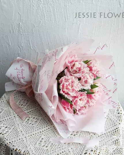 Elegant Waterproof Tissue Paper Roll with Chic English Letter Design - 10m