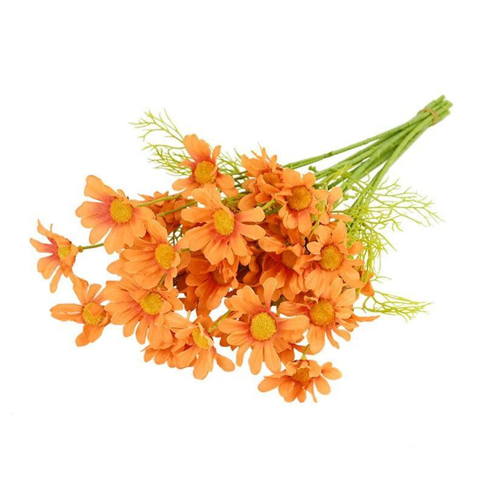 Elegant Daisy Dreams Bouquet Set: 5 Lifelike Floral Arrangements for Stunning Home Decor