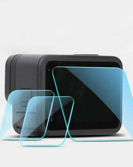 GoPro Hero 9 Black Ultimate Lens and Screen Protection Kit with Triple Tempered Glass Protectors