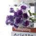 Lifelike Silk Latex Flower Bouquet - Pack of 10