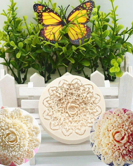 Elegant Silicone Floral Mold for Cake Decoration