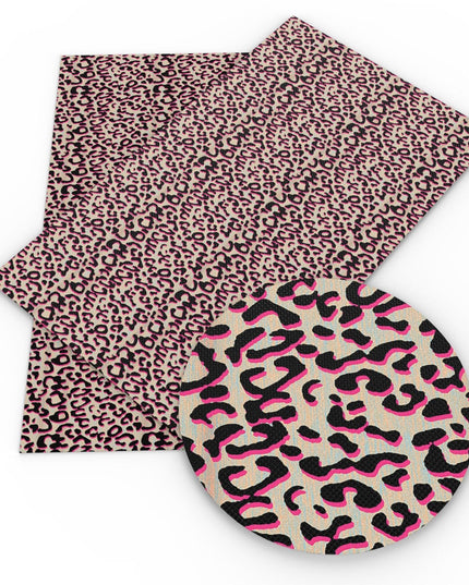 Trendy Leopard Print Synthetic Leather: Elevate Your DIY Style