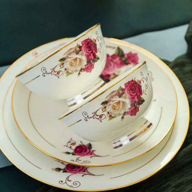 Elegant Guci Free Bone China Dining Collection with Stylish Ceramic Bowl