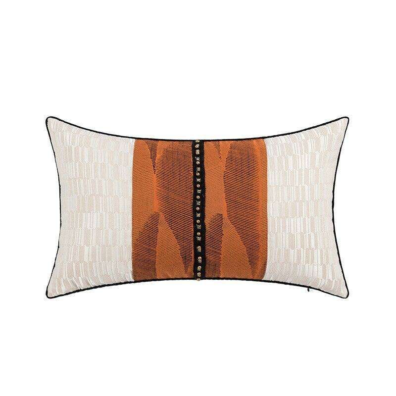 Chic Nordic Caramel Geometric Cushion Covers for an Elegant Home Transformation