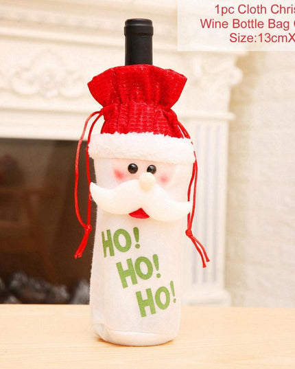 Holiday Cheer Wine Bottle Dress: Celebrate in Festive Elegance