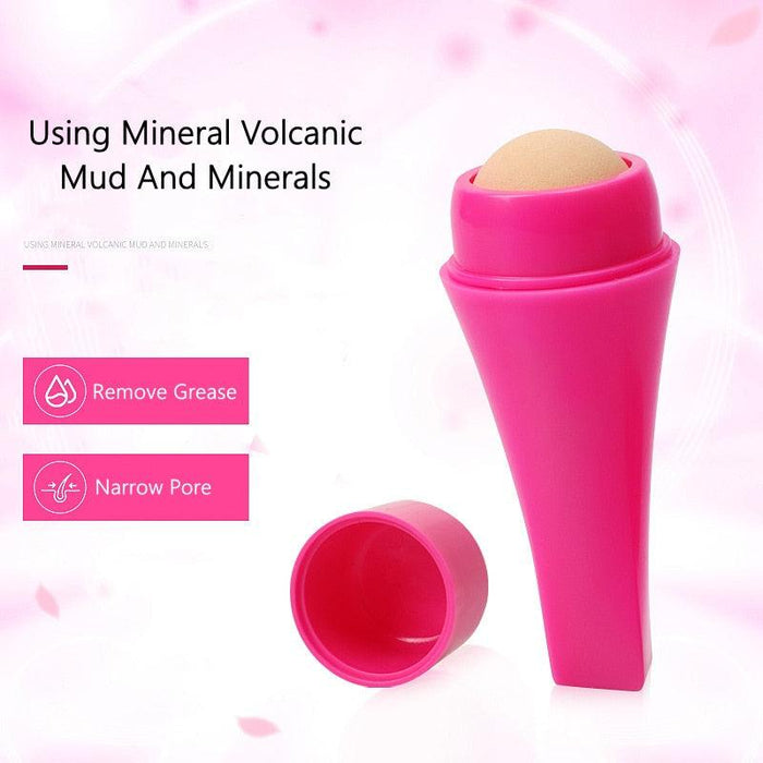 Oil-Balancing Volcanic Mud Roller for Clear Skin