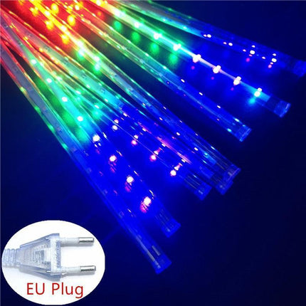 Enchanting Meteor Shower LED Rain Lights - Stunning Outdoor Holiday Illumination