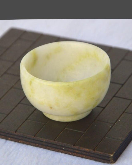 Luxurious Jade Stone Kung Fu Tea Set for Elegant Tea Ceremonies