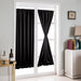 Elegant Adjustable Blackout Curtain Set for French Doors