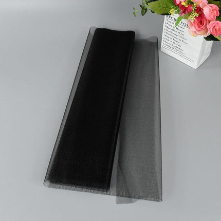 Glistening Elegance Crystal Organza Tulle Ribbon Roll