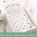 Nordic Charm 5-Piece Cotton Baby Crib Bedding Ensemble