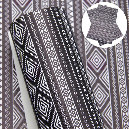 Chic Polka Dot Faux Leather Crafting Fabric