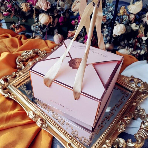 Elegant Set of 5 Stylish Cake Boxes for Unforgettable Occasions