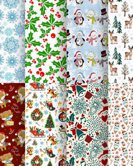 Enchanting Festive Synthetic Leather Crafting Kit: Create Holiday Masterpieces