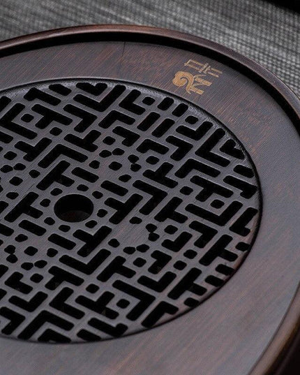 Luxurious Bamboo Kung Fu Tea Ceremony Tray Set
