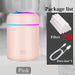 Vibrant USB Aroma Diffuser and Humidifier with Dual Mist Options and Soothing Night Light