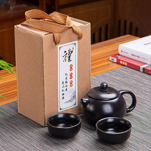 Ceramic Porcelain Tea Set Teaware Tea Pot Tea Cup Celadon Fish Cup Tea Set Teapot Creative Kung Fu Tea Set Tea Cup Set of 6-0-Très Elite-K-Très Elite
