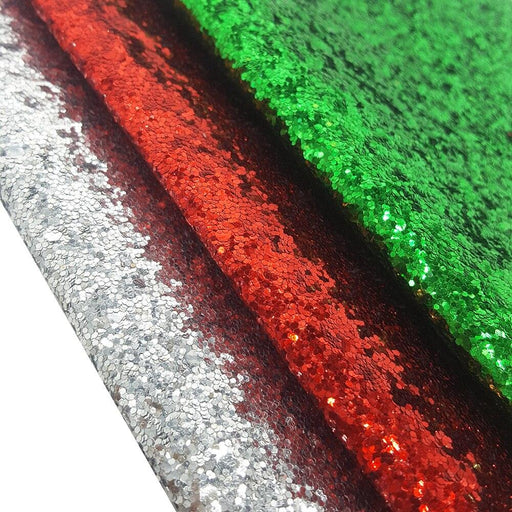 Christmas Glitter Faux Leather DIY Crafting Kit