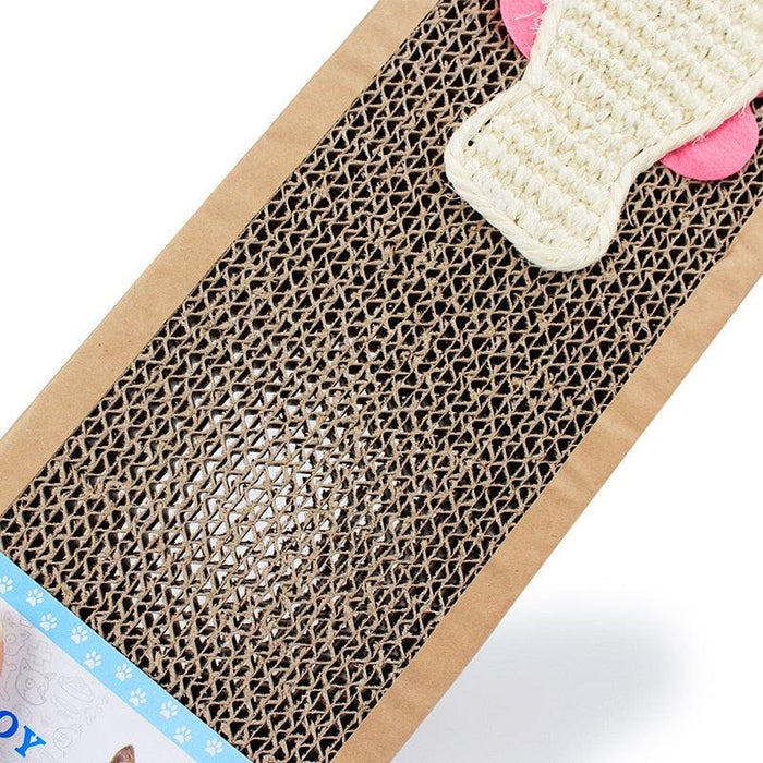 Claw-Some Feline Corrugated Scratching Post for Cats