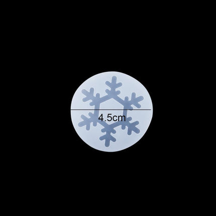 Charming Snowflake DIY Craft Set for Unique Christmas Jewelry and Ornaments