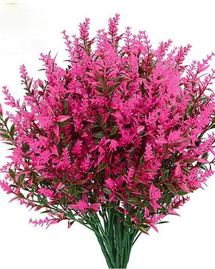 Lavender Serenity: Stunning Faux Flower Arrangement for Timeless Decor