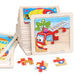 Wooden Animal Traffic Tangram Puzzle Toy Set - Interactive Learning and Skill-Building Game