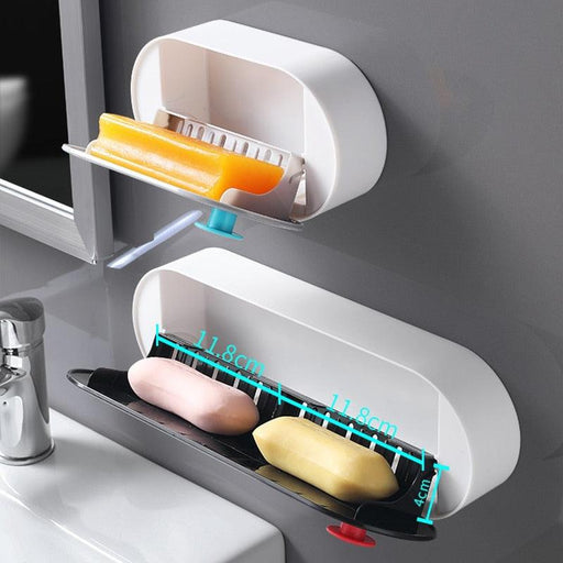 Soap Tray Organizer Set for Neat and Tidy Bathrooms and Kitchens