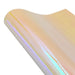 Holographic PU Leather Sheet with Mirror Finish for Chic Crafting Brilliance
