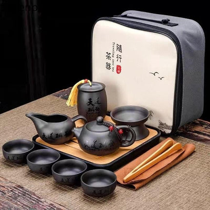Zen Sand Tea Travel Set: Experience Authenticity in Every Sip