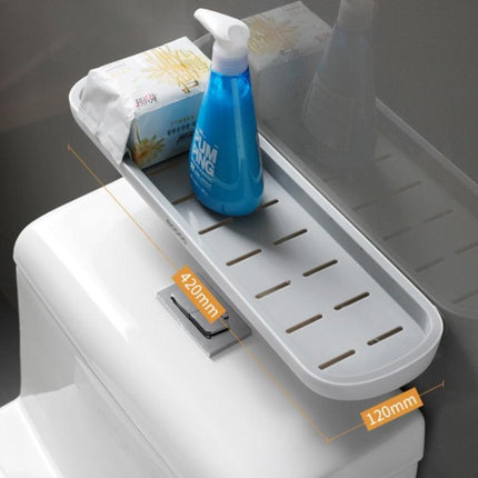 Compact Moisture-Resistant Wall Shelf Organizer for Bathroom and Kitchen - Simple Installation Solution