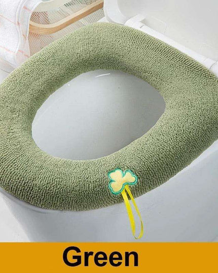 Plush Winter Toilet Seat Cover - Cozy Comfort for Every Bathroom