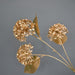 Opulent Gold Maple Leaf Branch - Deluxe Home & Office Decor Accent