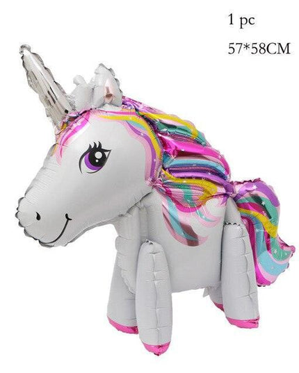 Enchanted Unicorn Number Balloon Set for Joyful 1-4 Year Celebrations