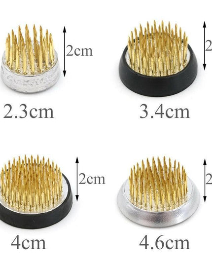 Elegant Brass Kenzan Tool for Exquisite Floral Arrangements