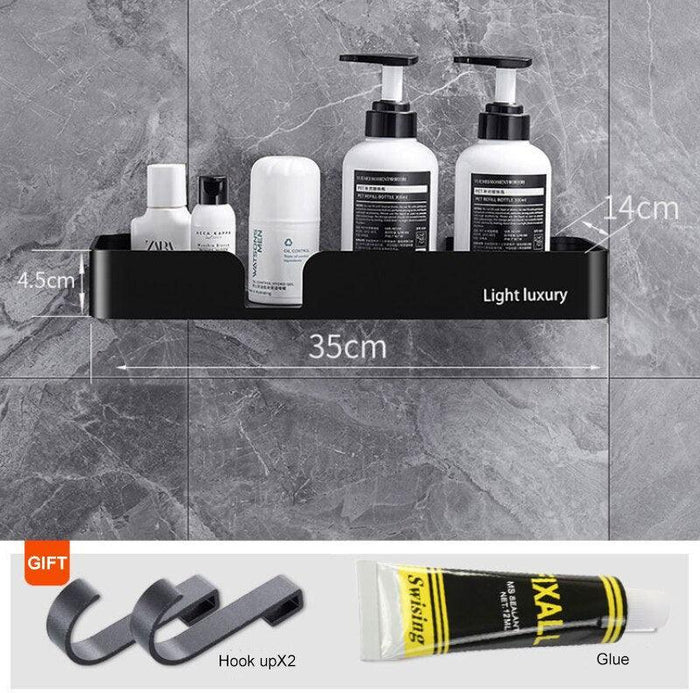 Stylish Rust-Proof Aluminum Bathroom Caddy with Superior Water Drainage