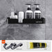 Durable Bathroom Rack | Rust-Resistant Space Aluminum | Wall Organizer