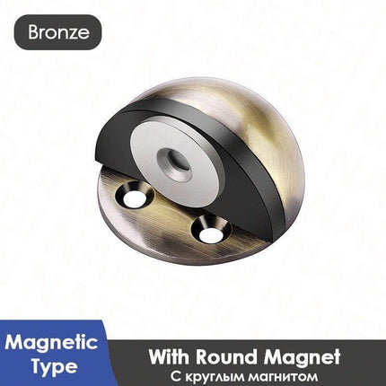 SilentShield Magnetic Door Stopper Set - Premium Stainless Steel for a Peaceful Home