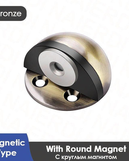SilentShield Magnetic Door Stopper Set - Premium Stainless Steel for a Peaceful Home
