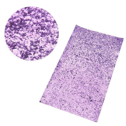 Glamorous Chunky Glitter Faux Leather Sheets - Ultimate DIY Crafting Material
